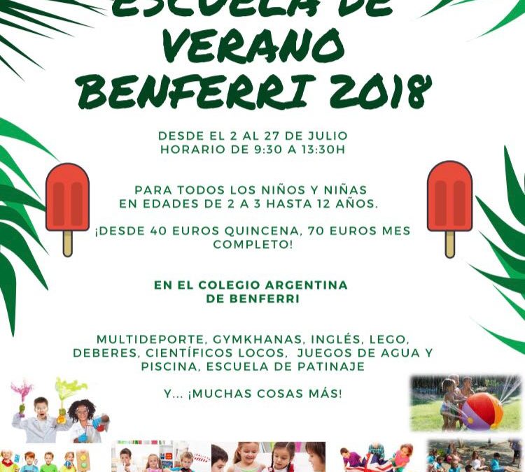 Escuela de verano 2018 Colegio Público Argentina